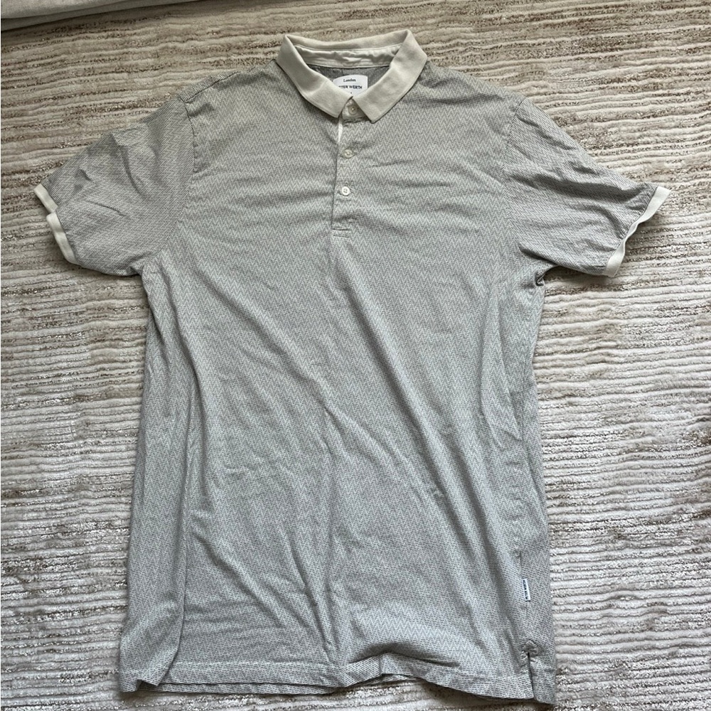 Men's Gray Polo Shirt